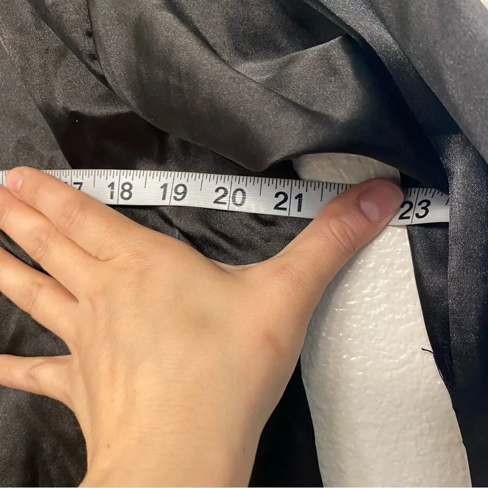 n/a black satin